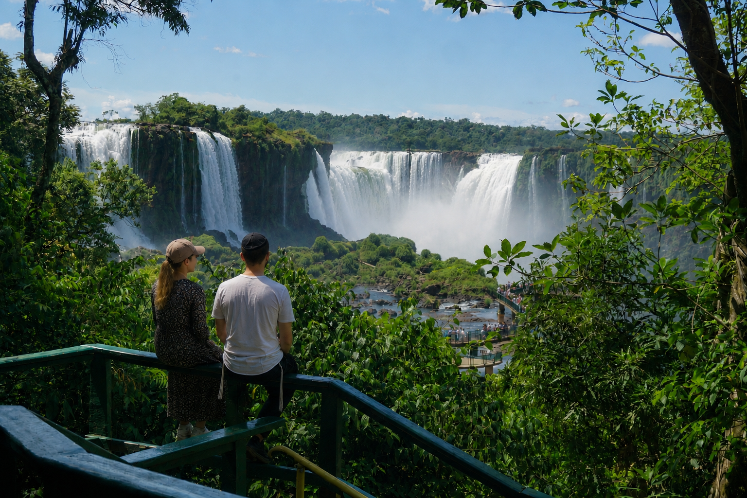 Iguazu Falls viewed from the Brazilian side