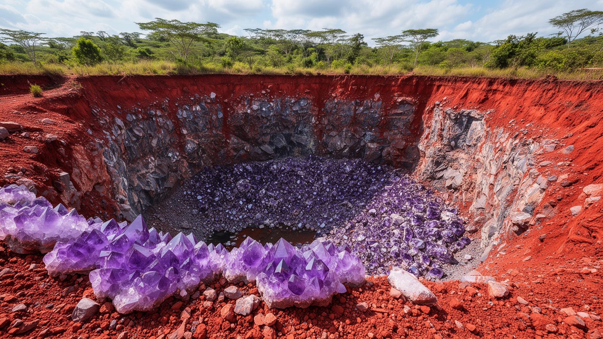 Wanda Mine — semi-precious stones